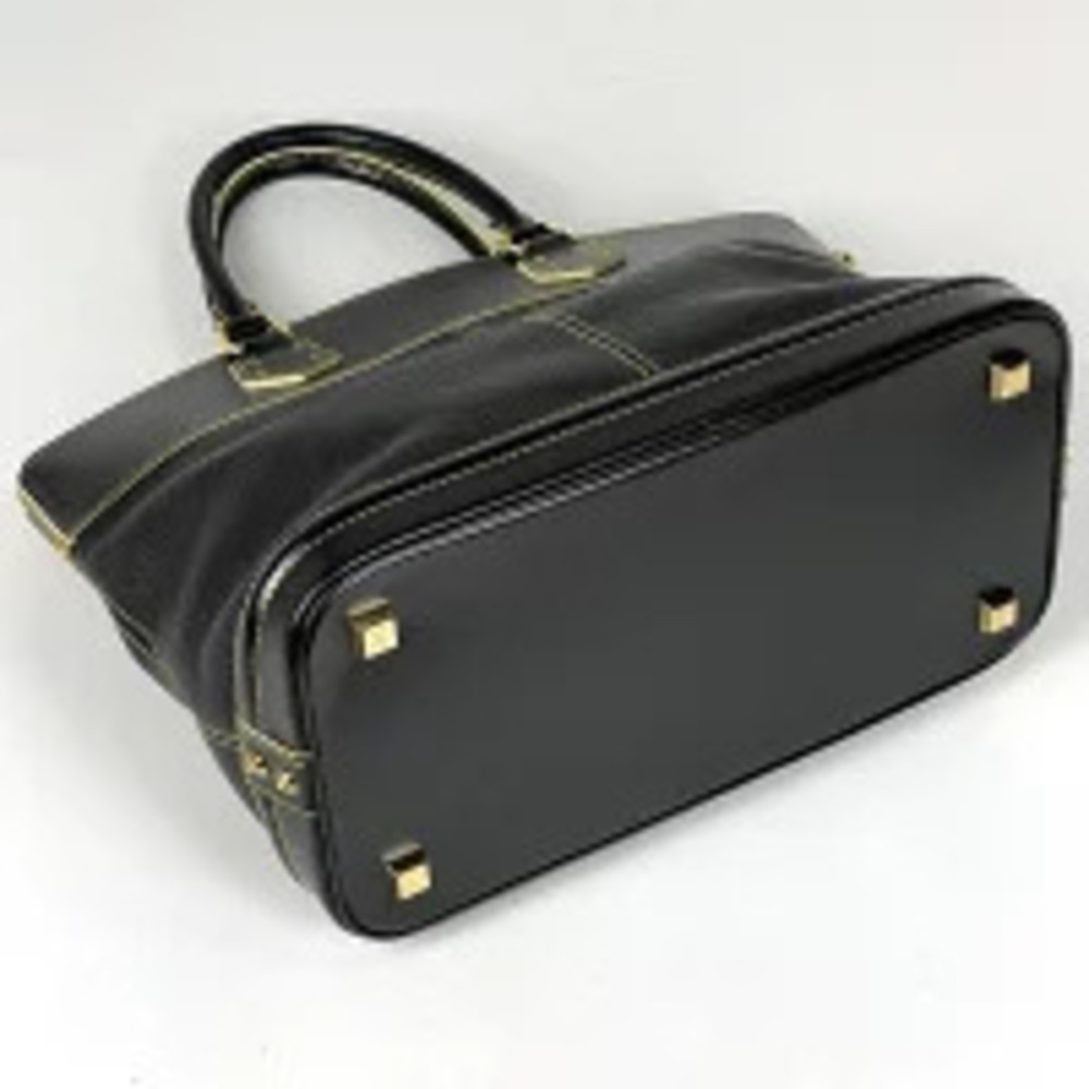 Louis Vuitton Black Suhali Lockit Handbag Noir